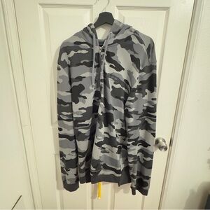 Buffalo David Bitton Gray Camo Hoodie XXL